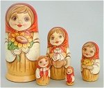 5 Piece Girls and Flowers